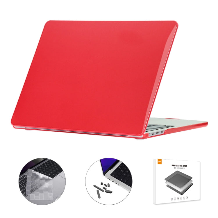 ENKAY EU Version 3 in 1 Crystal Protective Case with TPU Keyboard Film & Anti-dust Plugs, For MacBook Air 15.3 A2941 EU Version