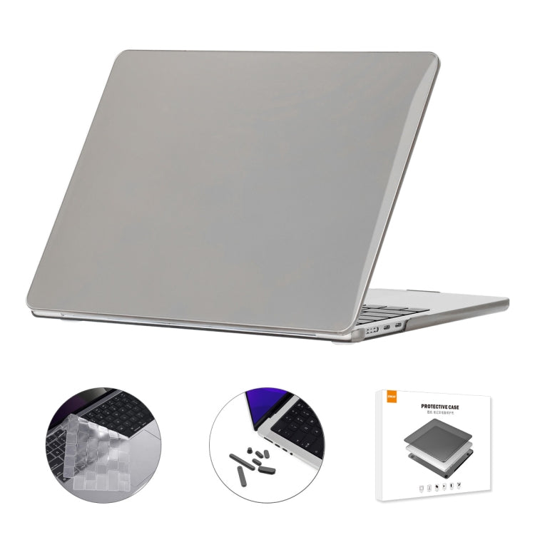 ENKAY EU Version 3 in 1 Crystal Protective Case with TPU Keyboard Film & Anti-dust Plugs, For MacBook Air 15.3 A2941 EU Version