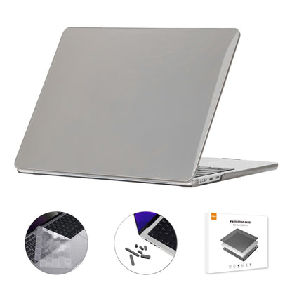 ENKAY EU Version 3 in 1 Crystal Protective Case with TPU Keyboard Film & Anti-dust Plugs, For MacBook Air 15.3 A2941 EU Version