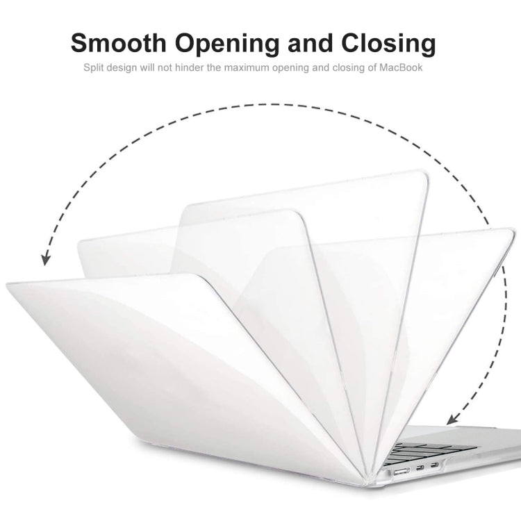 ENKAY EU Version 3 in 1 Crystal Protective Case with TPU Keyboard Film & Anti-dust Plugs, For MacBook Air 15.3 A2941 EU Version