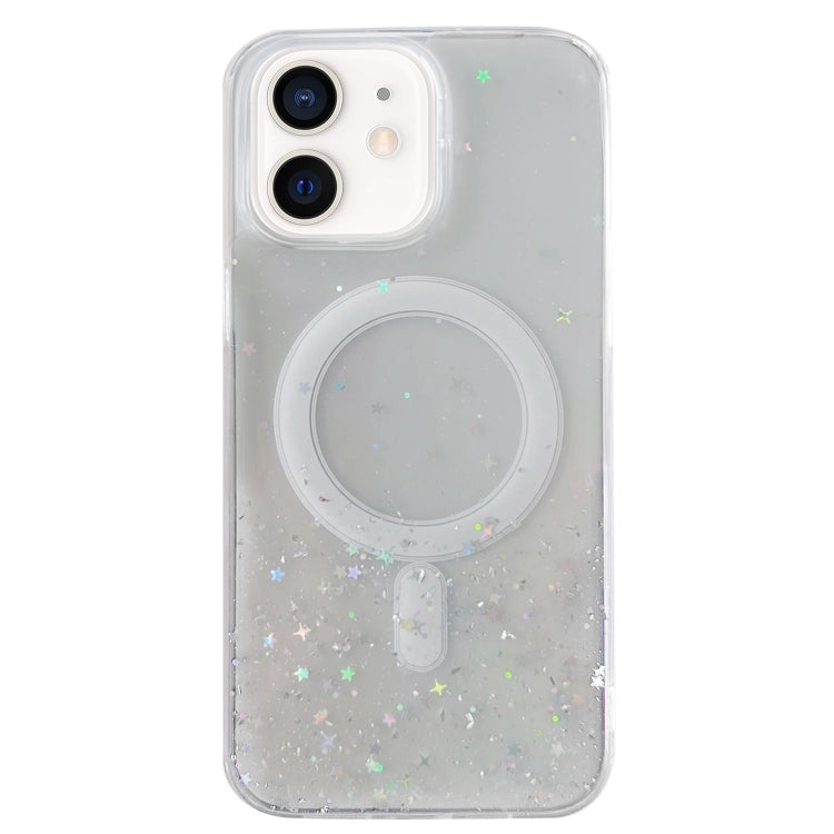Glitter MagSafe Hybrid Clear TPU Phone Case, For iPhone 11, For iPhone 11 Pro