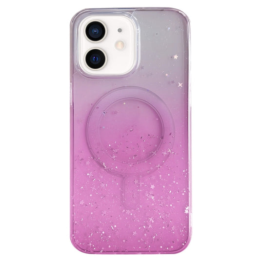 Glitter MagSafe Hybrid Clear TPU Phone Case, For iPhone 11, For iPhone 11 Pro