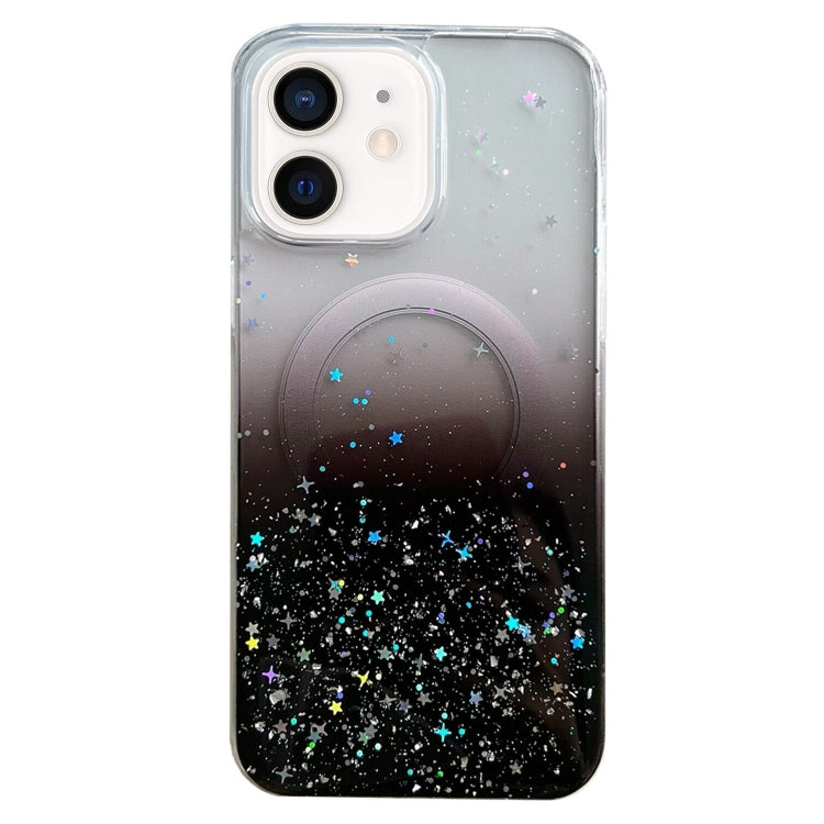 Glitter MagSafe Hybrid Clear TPU Phone Case, For iPhone 11, For iPhone 11 Pro