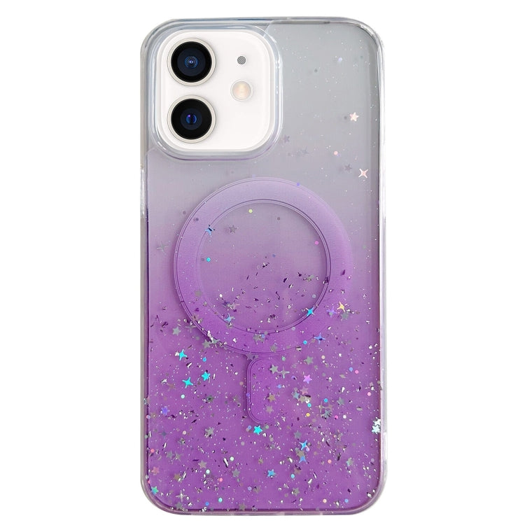 Glitter MagSafe Hybrid Clear TPU Phone Case, For iPhone 11, For iPhone 11 Pro
