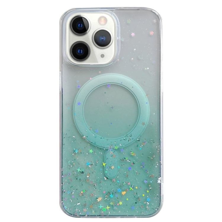 Glitter MagSafe Hybrid Clear TPU Phone Case, For iPhone 11, For iPhone 11 Pro