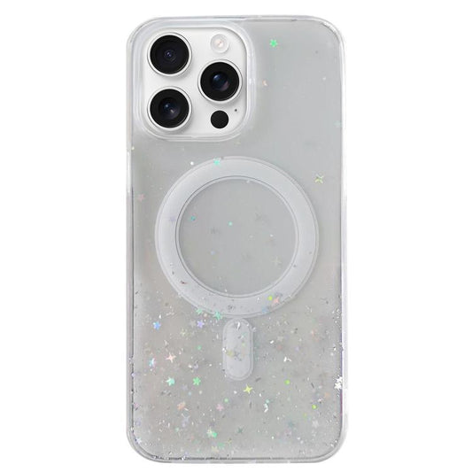 Glitter MagSafe Hybrid Clear TPU Phone Case, For iPhone 16 Pro Max, For iPhone 16 Pro, For iPhone 16 Plus, For iPhone 16, For iPhone 15 Pro Max, For iPhone 15 Pro, For iPhone 15 Plus, For iPhone 15, For iPhone 14 Plus, For iPhone 14, For iPhone 14 Pro ...