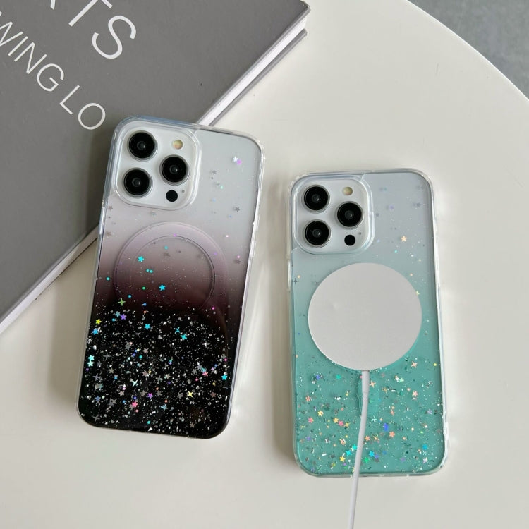 Glitter MagSafe Hybrid Clear TPU Phone Case, For iPhone 11, For iPhone 11 Pro