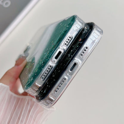 Glitter MagSafe Hybrid Clear TPU Phone Case, For iPhone 11, For iPhone 11 Pro