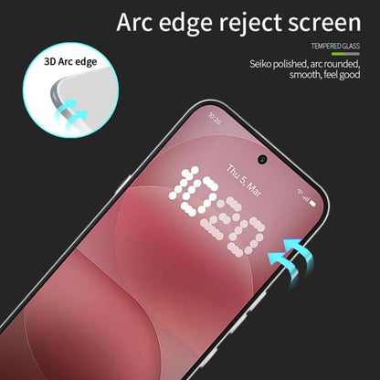 PINWUYO 9H 3D Curved Full Screen Explosion-proof Tempered Glass Film, For Nothing Phone 4a Pro, For Nothing Phone 4a, For Nothing Phone 3, For Nothing CMF Phone 2 Pro, For Nothing Phone 2a Plus, For Nothing Phone 2, For Nothing Phone 3a / 3a Pro