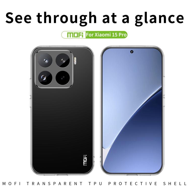 MOFI Ming Series Ultra-thin TPU Phone Case, For Xiaomi 17T, For Redmi Turbo 5 Max / Poco X8 Pro Max 5G, For Redmi Note 15 Pro+ 5G Global 163.3mm, For Redmi Note 15 4G / 5G Global 164mm, For Xiaomi 17 Ultra, For Redmi K90 Pro Max / Poco F8 Ultra        ...