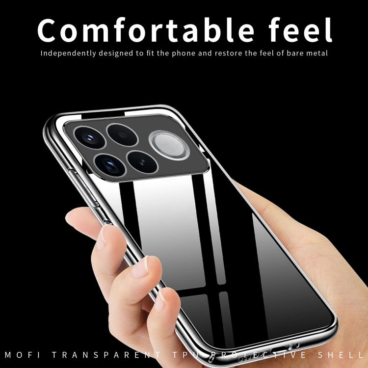 MOFI Ming Series Ultra-thin TPU Phone Case, For Redmi K100 Pro Max / Poco F9 Ultra, For Xiaomi Poco F9 Pro 5G, For Xiaomi 17 Max 5G, For Xiaomi 17T Pro 5G, For Xiaomi 17T 5G, For Redmi Turbo 5 Max / Poco X8 Pro Max 5G                                   ...