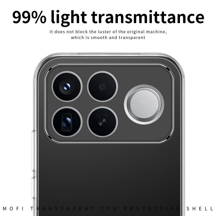 MOFI Ming Series Ultra-thin TPU Phone Case, For Redmi K100 Pro Max / Poco F9 Ultra, For Xiaomi Poco F9 Pro 5G, For Xiaomi 17 Max 5G, For Xiaomi 17T Pro 5G, For Xiaomi 17T 5G, For Redmi Turbo 5 Max / Poco X8 Pro Max 5G                                   ...