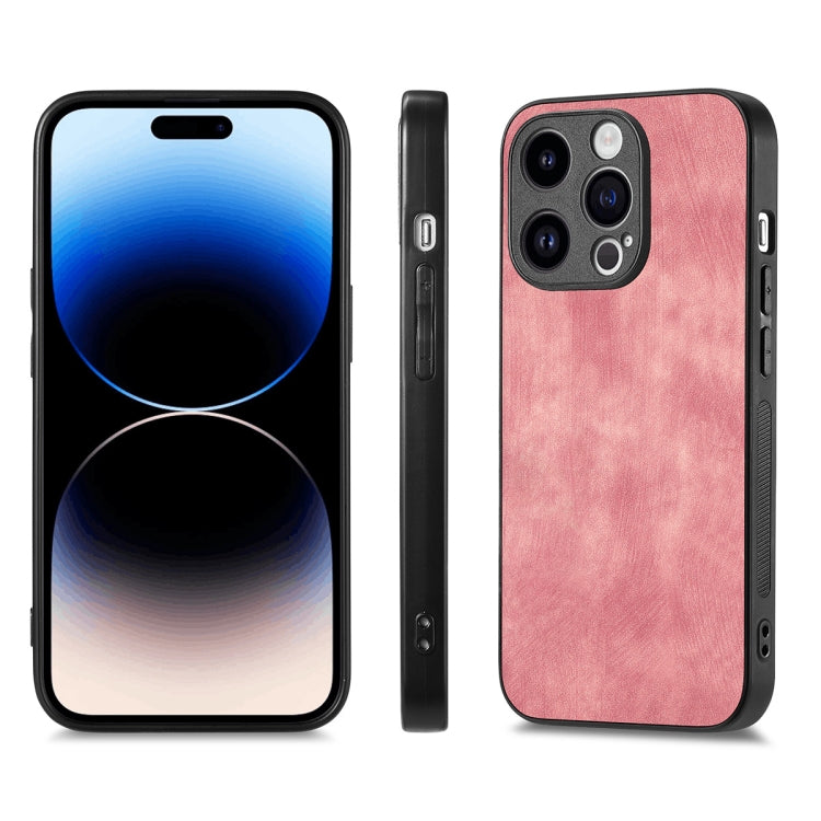 ENKAY Retro Leather Skin PC Phone Case with High Aluminum-silicon Glass Film, For iPhone 15 Pro Max, For iPhone 15 Pro, For iPhone 15 Plus, For iPhone 15, For iPhone 14 Plus, For iPhone 14, For iPhone 14 Pro, For iPhone 14 Pro Max