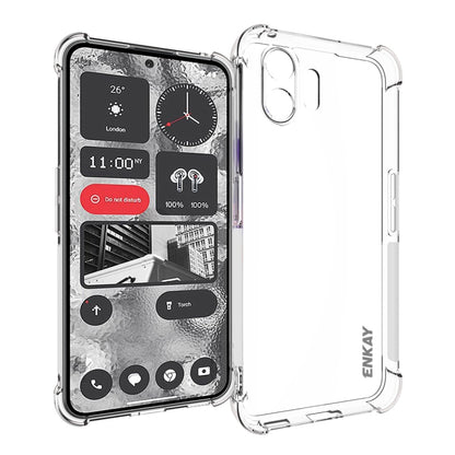 ENKAY Hat-Prince Transparent TPU Shockproof Phone Case, For Nothing Phone 4b, For Nothing Phone 3, For Nothing CMF Phone 2 Pro, For Nothing Phone 3a, For Nothing Phone 3a Pro, For Nothing CMF Phone 1, For Nothing Phone 2, For Nothing Phone 2a / 2a Plus