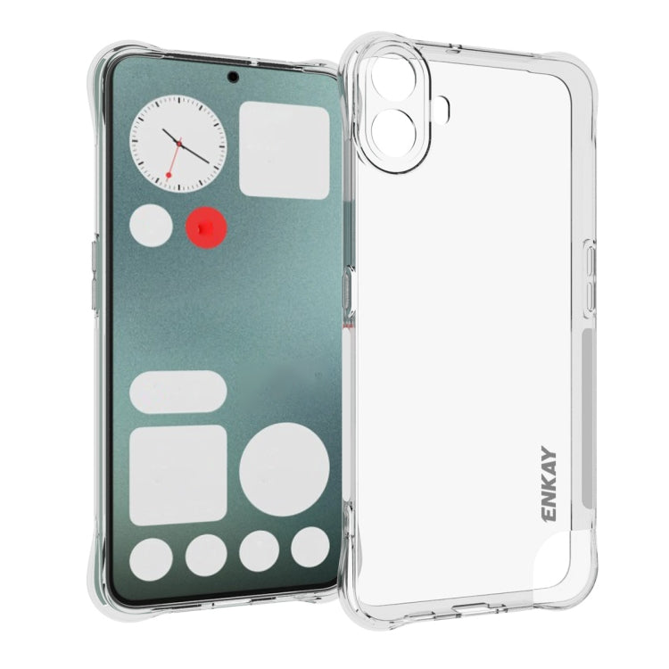 ENKAY Hat-Prince Transparent TPU Shockproof Phone Case, For Nothing Phone 4b, For Nothing Phone 3, For Nothing CMF Phone 2 Pro, For Nothing Phone 3a, For Nothing Phone 3a Pro, For Nothing CMF Phone 1, For Nothing Phone 2, For Nothing Phone 2a / 2a Plus
