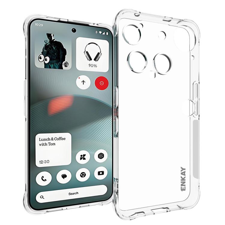 ENKAY Hat-Prince Transparent TPU Shockproof Phone Case, For Nothing Phone 4b, For Nothing Phone 3, For Nothing CMF Phone 2 Pro, For Nothing Phone 3a, For Nothing Phone 3a Pro, For Nothing CMF Phone 1, For Nothing Phone 2, For Nothing Phone 2a / 2a Plus