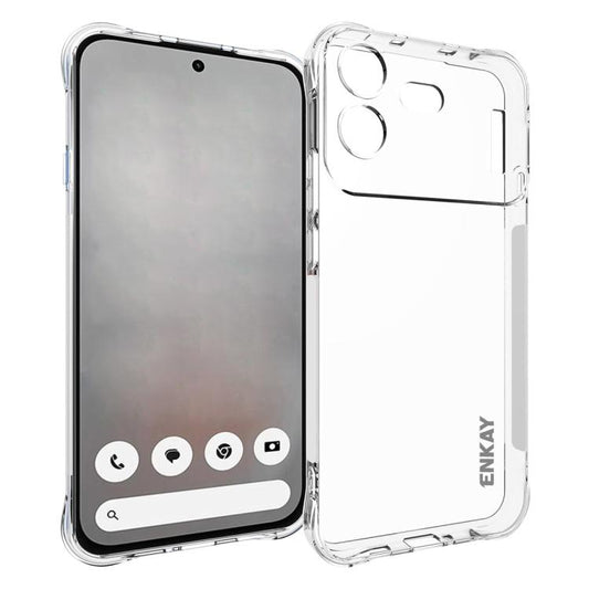 Coque de téléphone antichoc transparente en TPU ENKAY Hat-Prince, pour Nothing Phone 3, pour Nothing CMF Phone 2 Pro, pour Nothing Phone 3a, pour Nothing Phone 3a Pro, pour Nothing CMF Phone 1, pour Nothing Phone 2, pour Nothing Phone 2a / 2a Plus