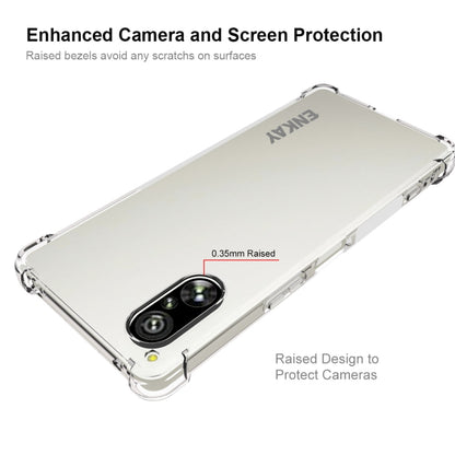 ENKAY Hat-Prince Transparent TPU Shockproof Phone Case, For Sony Xperia 5 V