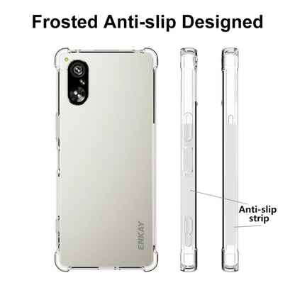 ENKAY Hat-Prince Transparent TPU Shockproof Phone Case, For Sony Xperia 5 V