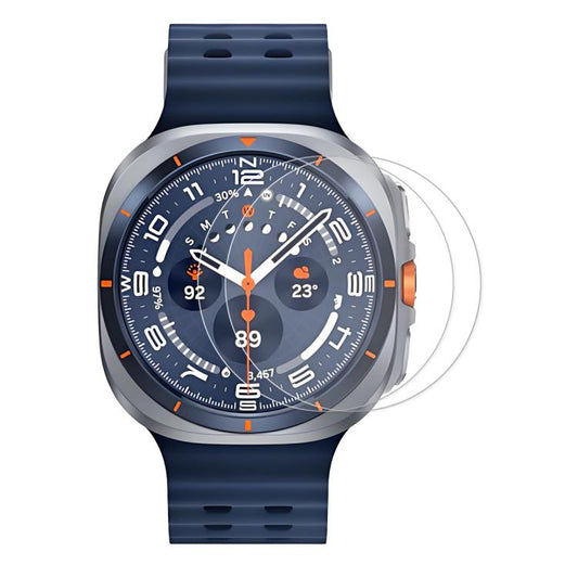 2pcs ENKAY 0.2mm 9H Tempered Glass Screen Protector Watch Film, For Samsung Galaxy Watch Ultra 47mm / Ultra 2025, For Samsung Galaxy Watch8 44mm, For Samsung Galaxy Watch8 40mm, For Samsung Galaxy Watch6 Classic / Ultra 47mm