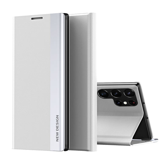 Side Electroplated Adsorption Leather Phone Case, For Samsung Galaxy S24 Ultra 5G, For Samsung Galaxy S24+ 5G, For Samsung Galaxy S24 5G, For Samsung Galaxy A15, For Samsung Galaxy A05s, For Samsung Galaxy M34 5G, For Samsung Galaxy S23 FE 5G