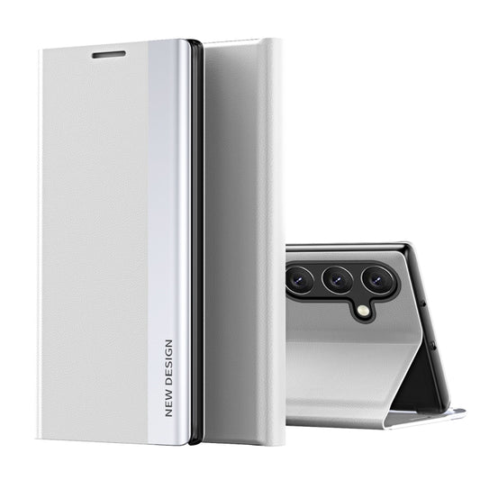 Side Electroplated Adsorption Leather Phone Case, For Samsung Galaxy A16 5G, For Samsung Galaxy A06 4G, For Samsung Galaxy S24 FE 5G, For Samsung Galaxy A55, For Samsung Galaxy A35, For Samsung Galaxy S24 Ultra 5G, For Samsung Galaxy S24+ 5G           ...