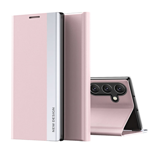 Side Electroplated Adsorption Leather Phone Case, For Samsung Galaxy A16 5G, For Samsung Galaxy A06 4G, For Samsung Galaxy S24 FE 5G, For Samsung Galaxy A55, For Samsung Galaxy A35, For Samsung Galaxy S24 Ultra 5G, For Samsung Galaxy S24+ 5G           ...