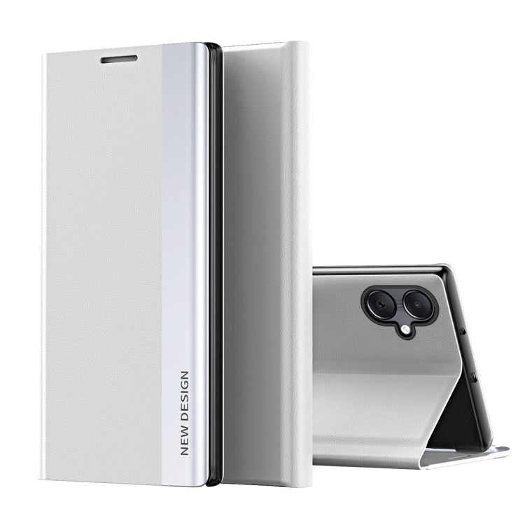 Side Electroplated Adsorption Leather Phone Case, For Samsung Galaxy A16 5G, For Samsung Galaxy A06 4G, For Samsung Galaxy S24 FE 5G, For Samsung Galaxy A55, For Samsung Galaxy A35, For Samsung Galaxy S24 Ultra 5G, For Samsung Galaxy S24+ 5G           ...