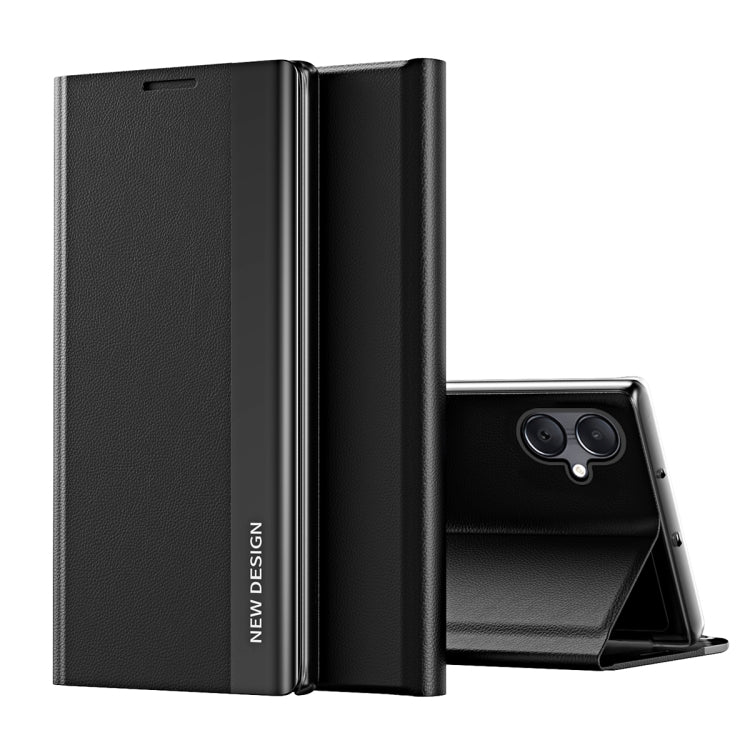 Side Electroplated Adsorption Leather Phone Case, For Samsung Galaxy A16 5G, For Samsung Galaxy A06 4G, For Samsung Galaxy S24 FE 5G, For Samsung Galaxy A55, For Samsung Galaxy A35, For Samsung Galaxy S24 Ultra 5G, For Samsung Galaxy S24+ 5G           ...