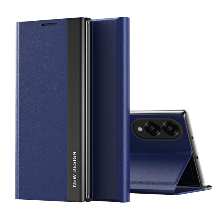 Side Electroplated Adsorption Leather Phone Case