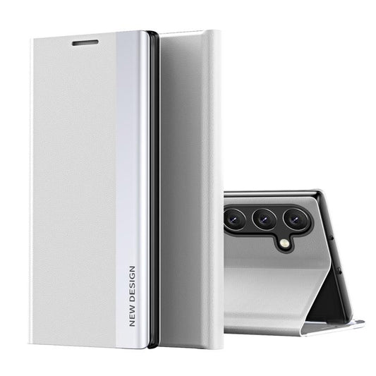 Side Electroplated Adsorption Leather Phone Case