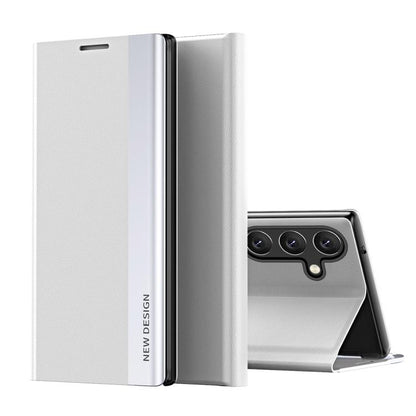 Side Electroplated Adsorption Leather Phone Case, For Samsung Galaxy S26+ 5G, For Samsung Galaxy S26  Ultra 5G, For Samsung Galaxy S26 5G, For Samsung Galaxy S25 FE 5G, For Samsung Galaxy A07 5G, For Samsung Galaxy A17 5G, For Samsung Galaxy S25 Edge 5...