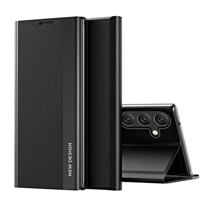 Side Electroplated Adsorption Leather Phone Case, For Samsung Galaxy S26+ 5G, For Samsung Galaxy S26  Ultra 5G, For Samsung Galaxy S26 5G, For Samsung Galaxy S25 FE 5G, For Samsung Galaxy A07 5G, For Samsung Galaxy A17 5G, For Samsung Galaxy S25 Edge 5...