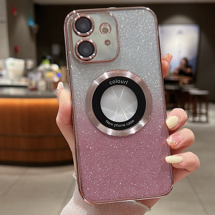 Gradient Glitter Electroplating MagSafe TPU Phone Case, For iPhone 13 Pro, For iPhone 13, For iPhone 12, For iPhone 12 Pro Max, For iPhone 12 Pro, For iPhone 11 Pro Max, For iPhone 11, For iPhone 11 Pro