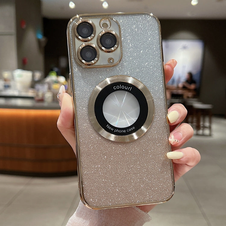 Gradient Glitter Electroplating MagSafe TPU Phone Case, For iPhone 13 Pro, For iPhone 13, For iPhone 12, For iPhone 12 Pro Max, For iPhone 12 Pro, For iPhone 11 Pro Max, For iPhone 11, For iPhone 11 Pro