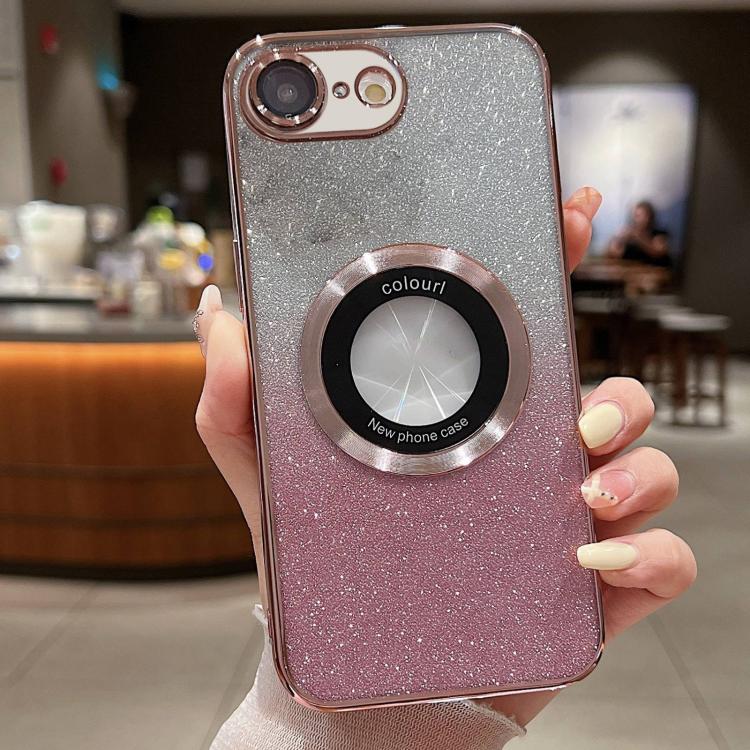 Gradient Glitter Electroplating MagSafe TPU Phone Case, For iPhone 17e / 16e, For iPhone 17 Pro Max, For iPhone 17 Pro, For iPhone 17, For iPhone Air, For iPhone 16 Pro Max, For iPhone 16 Pro, For iPhone 16 Plus, For iPhone 15 Pro Max, For iPhone 15 Pr...