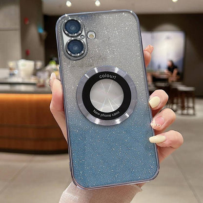 Gradient Glitter Electroplating MagSafe TPU Phone Case, For iPhone 17e / 16e, For iPhone 17 Pro Max, For iPhone 17 Pro, For iPhone 17, For iPhone Air, For iPhone 16 Pro Max, For iPhone 16 Pro, For iPhone 16 Plus, For iPhone 15 Pro Max, For iPhone 15 Pr...
