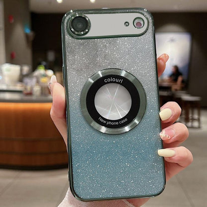 Gradient Glitter Electroplating MagSafe TPU Phone Case, For iPhone 17e / 16e, For iPhone 17 Pro Max, For iPhone 17 Pro, For iPhone 17, For iPhone Air, For iPhone 16 Pro Max, For iPhone 16 Pro, For iPhone 16 Plus, For iPhone 15 Pro Max, For iPhone 15 Pr...