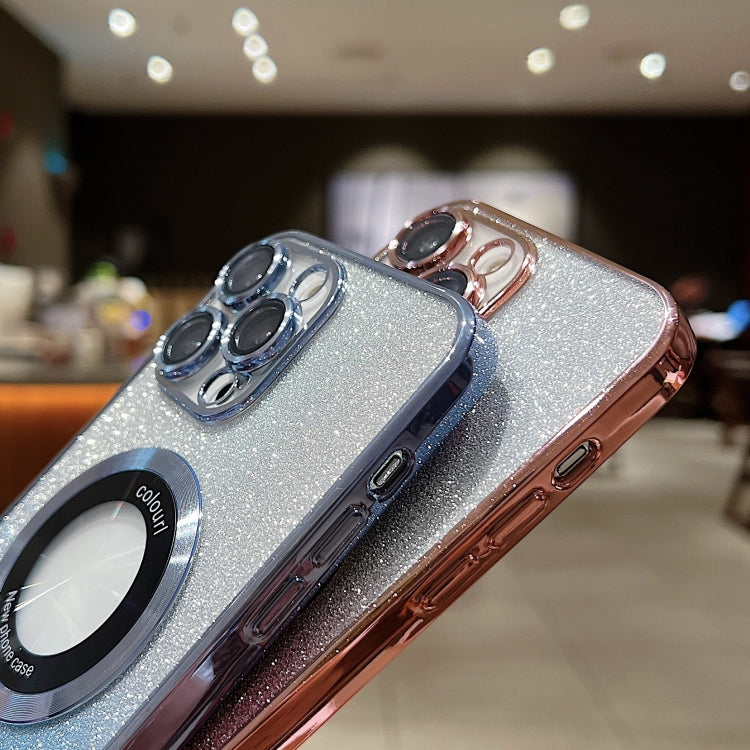 Gradient Glitter Electroplating MagSafe TPU Phone Case, For iPhone 13 Pro, For iPhone 13, For iPhone 12, For iPhone 12 Pro Max, For iPhone 12 Pro, For iPhone 11 Pro Max, For iPhone 11, For iPhone 11 Pro