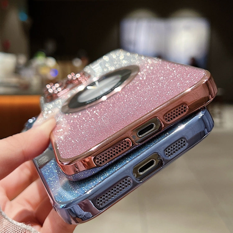 Gradient Glitter Electroplating MagSafe TPU Phone Case, For iPhone 13 Pro, For iPhone 13, For iPhone 12, For iPhone 12 Pro Max, For iPhone 12 Pro, For iPhone 11 Pro Max, For iPhone 11, For iPhone 11 Pro