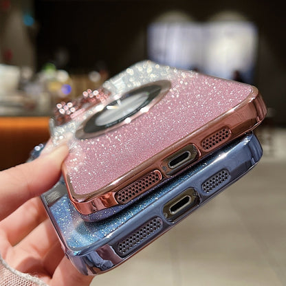Gradient Glitter Electroplating MagSafe TPU Phone Case, For iPhone 13 Pro, For iPhone 13, For iPhone 12, For iPhone 12 Pro Max, For iPhone 12 Pro, For iPhone 11 Pro Max, For iPhone 11, For iPhone 11 Pro