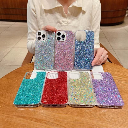 Glitter Sequins Epoxy TPU Phone Case, For iPhone 16e, For iPhone 16 Pro Max, For iPhone 16 Pro, For iPhone 16 Plus, For iPhone 16, For iPhone 15 Pro Max, For iPhone 15 Pro, For iPhone 15 Plus, For iPhone 15