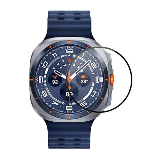 ENKAY 3D Full Coverage Weiche PC-Kante PMMA HD Displayschutzfolie, für Samsung Galaxy Watch Ultra 47mm / Ultra 2025, für Samsung Galaxy Watch8 Classic 46mm, für Samsung Galaxy Watch8 44mm, für Samsung Galaxy Watch8 40mm