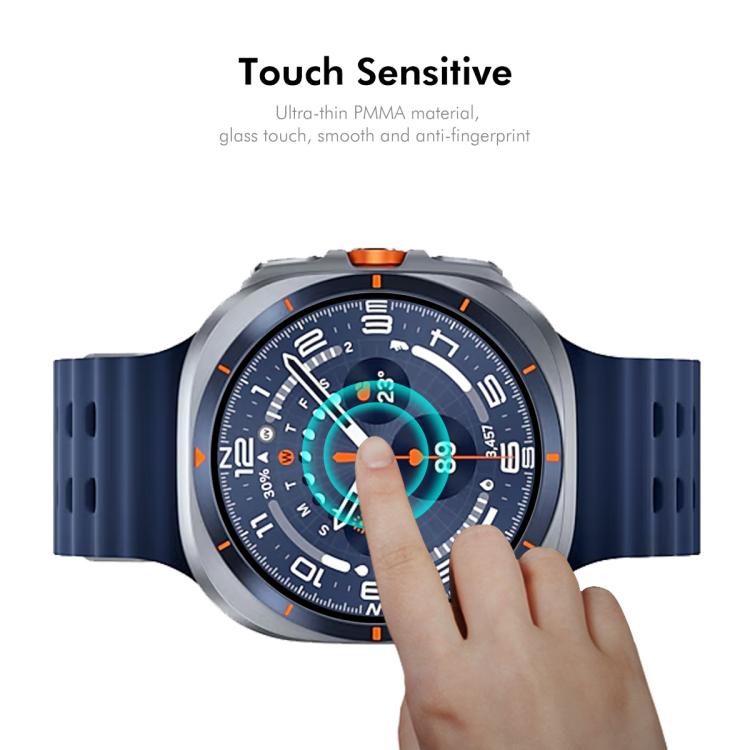 2pcs ENKAY 3D Full Coverage Soft PC Edge PMMA HD Screen Film, For Galaxy Watch Ultra2 2026 / 2025 / 1 2024, For Galaxy Watch9 / 8 44mm, For Galaxy Watch9 / 8 40mm, For Galaxy Watch8 Classic 46mm, For Galaxy Watch6 / Watch7 44mm                         ...