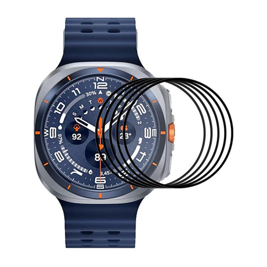 5pcs ENKAY 3D Full Coverage Soft PC Edge PMMA HD Screen Film, For Galaxy Watch Ultra2 2026 / 2025 / 1 2024, For Galaxy Watch9 / 8 44mm, For Galaxy Watch9 / 8 40mm, For Galaxy Watch8 Classic 46mm, For Galaxy Watch6 / Watch7 44mm
