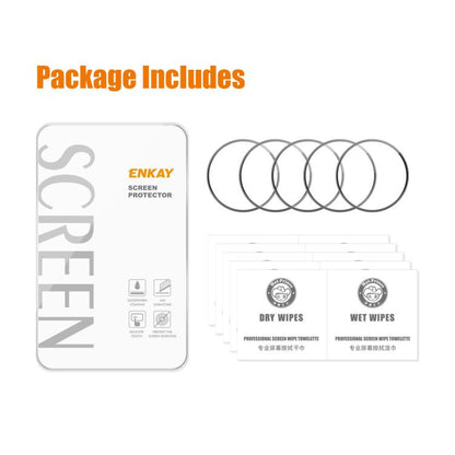 5pcs ENKAY 3D Full Coverage Soft PC Edge PMMA HD Screen Film, For Galaxy Watch Ultra2 2026 / 2025 / 1 2024, For Galaxy Watch9 / 8 44mm, For Galaxy Watch9 / 8 40mm, For Galaxy Watch8 Classic 46mm, For Galaxy Watch6 / Watch7 44mm                         ...