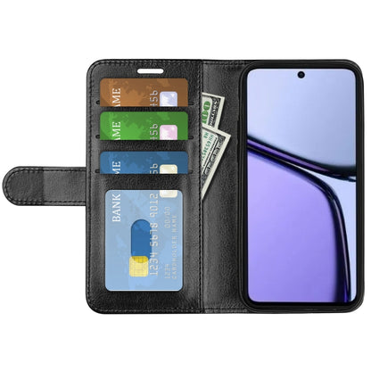 R64 Texture Horizontal Flip Leather Phone Case, For Realme C65 4G