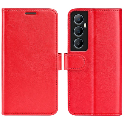 R64 Texture Horizontal Flip Leather Phone Case, For Realme C65 4G