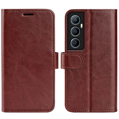 R64 Texture Horizontal Flip Leather Phone Case, For Realme C65 4G