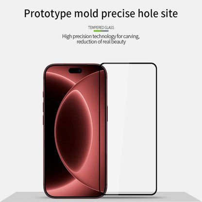 PINWUYO 9H 2.5D Full Screen Tempered Glass Film, For iPhone 18, For iPhone 18 Pro, For iPhone 18 Pro Max, For iPhone 17 Pro Max, For iPhone 17 Pro, For iPhone 17, For iPhone Air, For iPhone 16 Pro Max, For iPhone 16 Pro, For iPhone 16 Plus, For iPhone ...